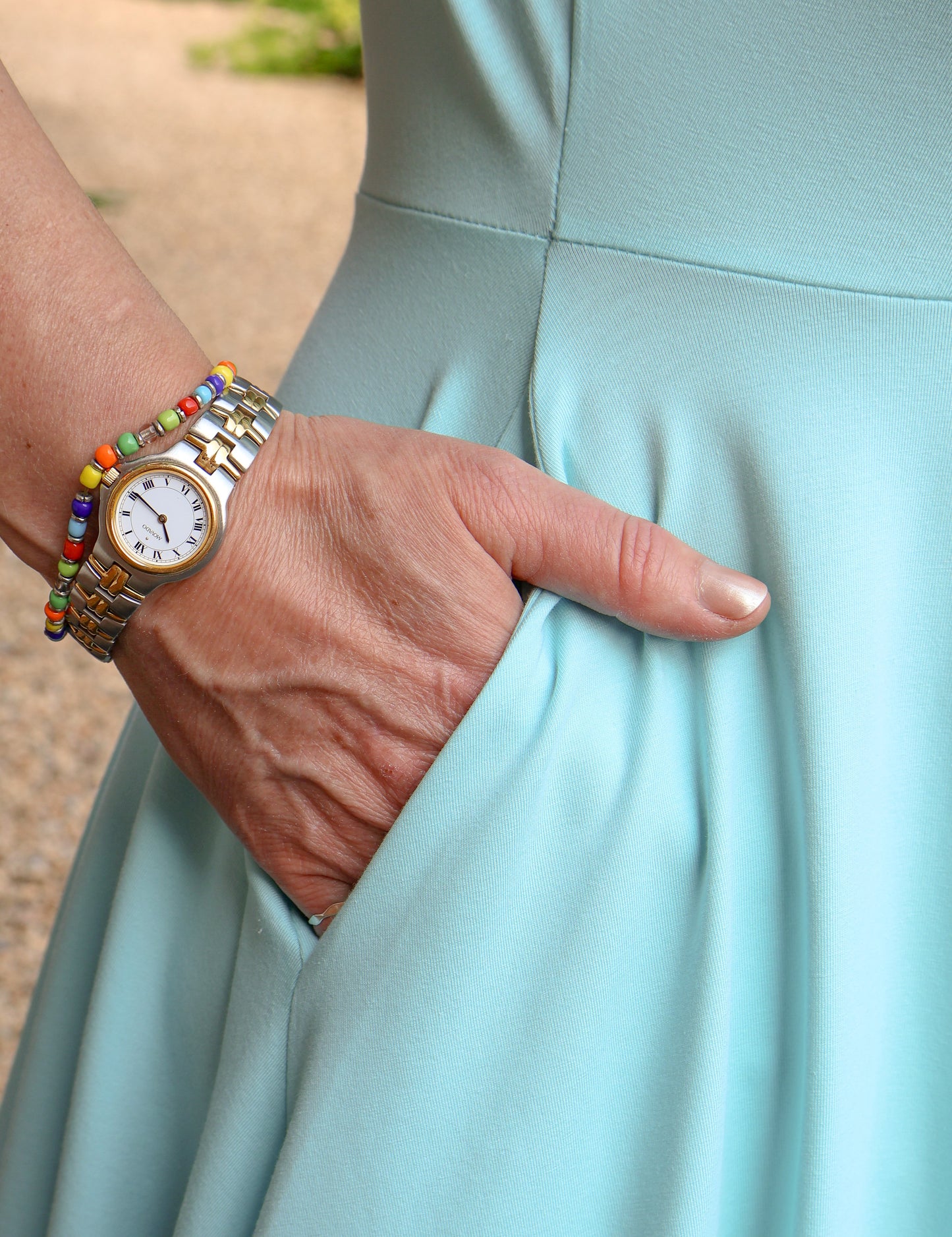 Adina Dress - Crisp Aqua
