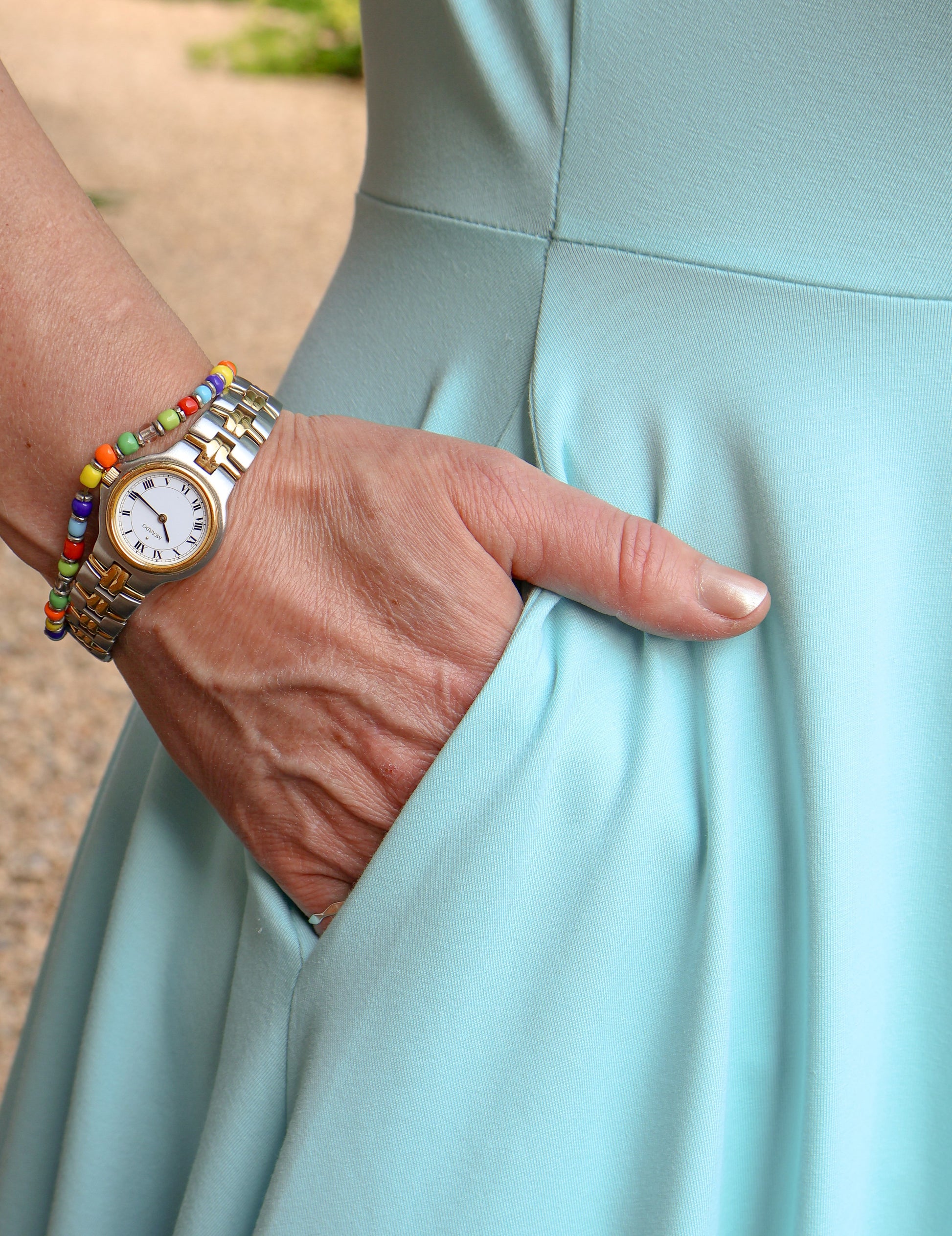 Adina Dress - Crisp Aqua