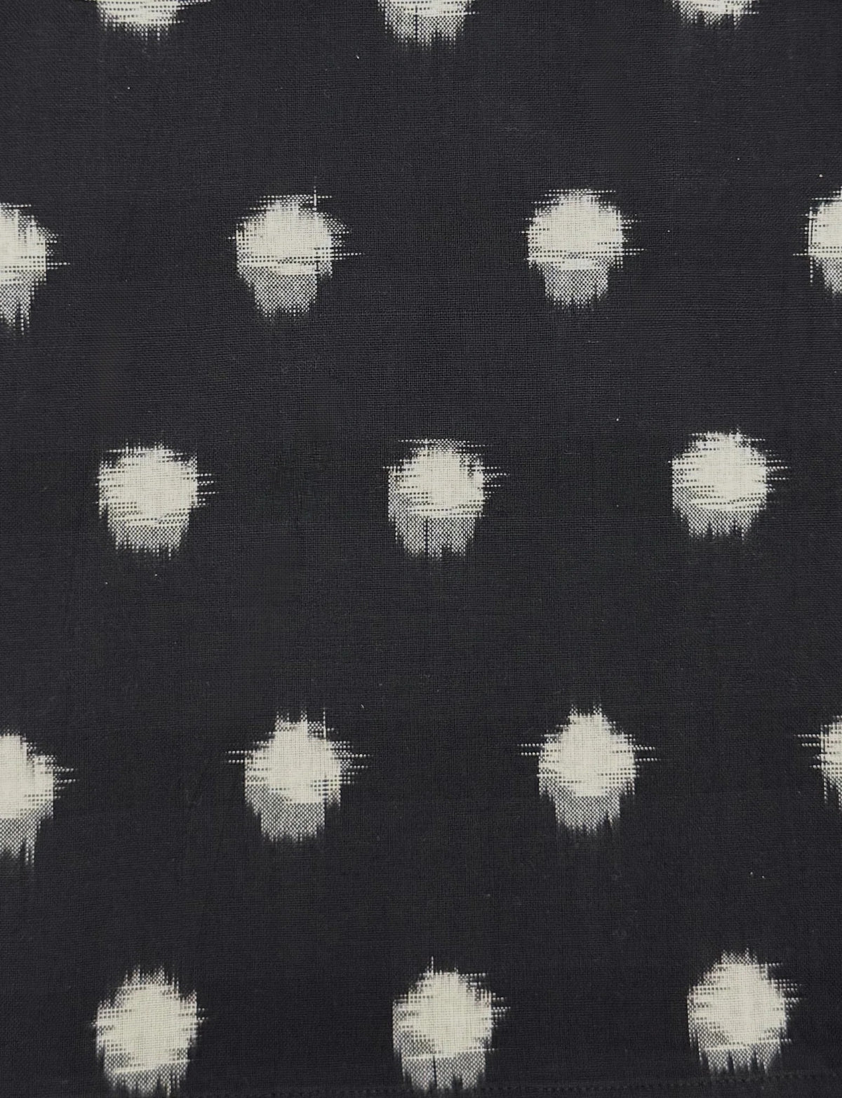 Black and White Polka Dot Cotton Skirt