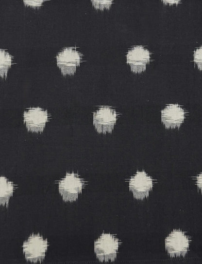 Black and White Polka Dot Cotton Skirt