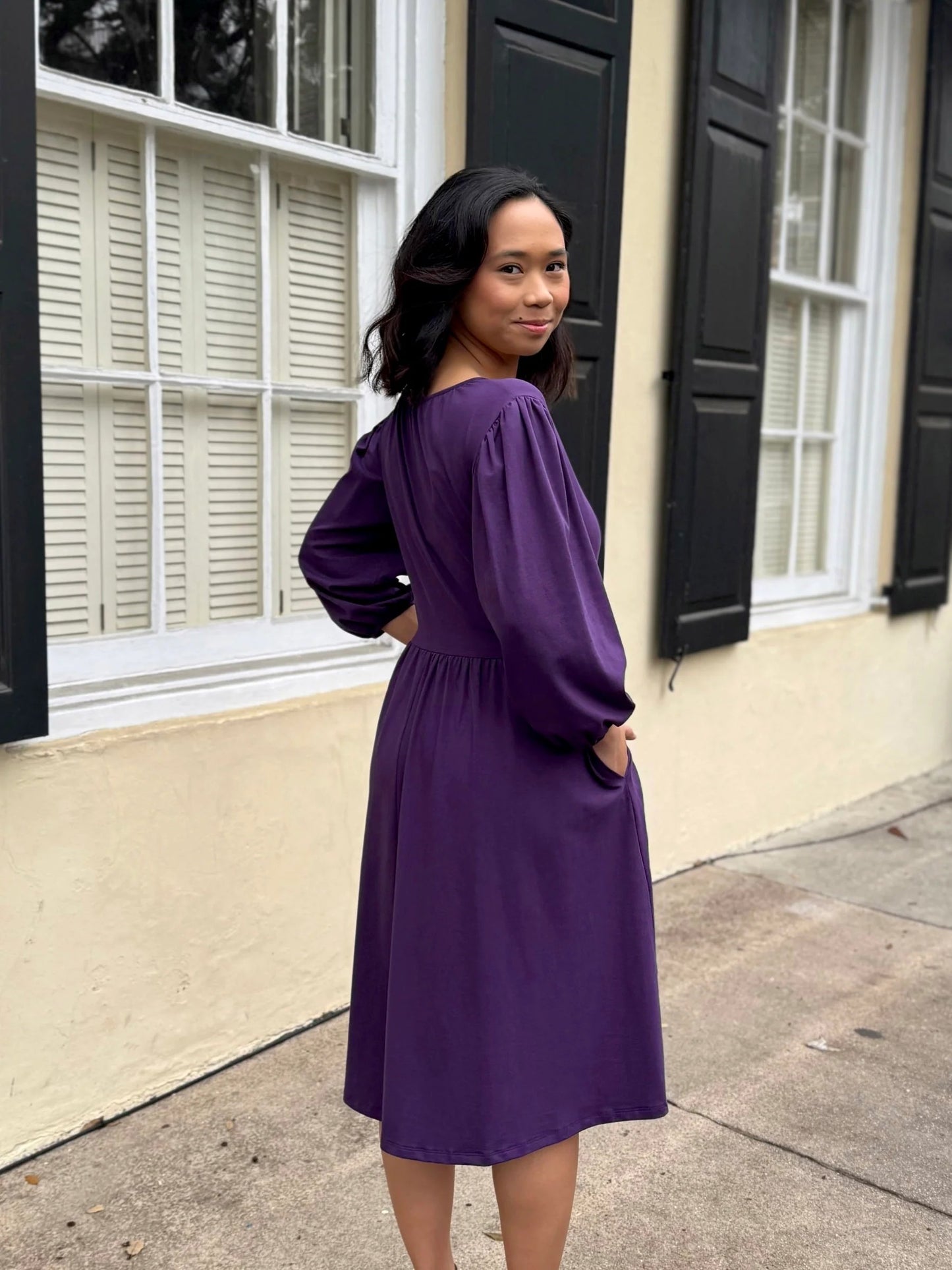 Calliope Dress - Midnight Dahlia