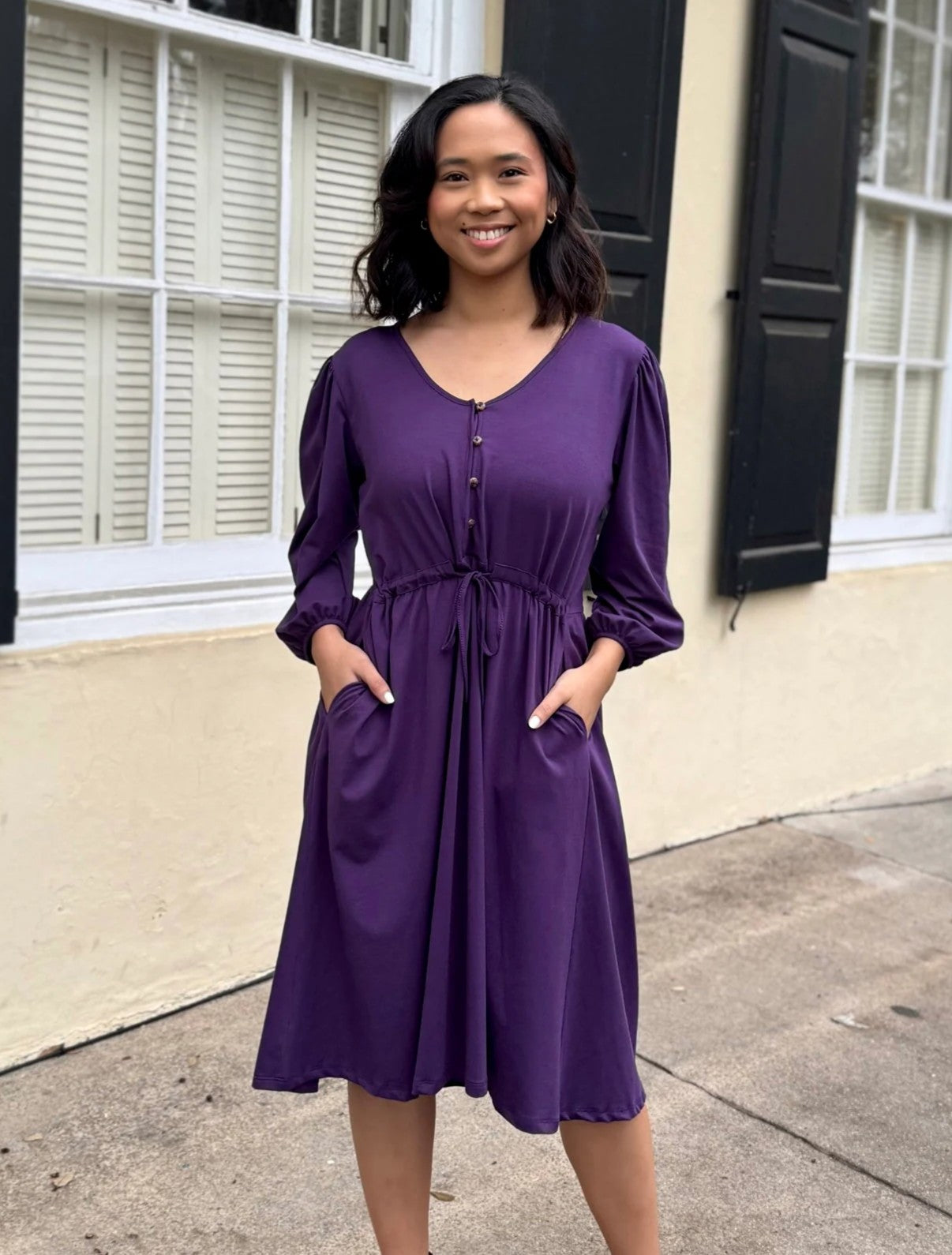 Calliope Dress - Midnight Dahlia