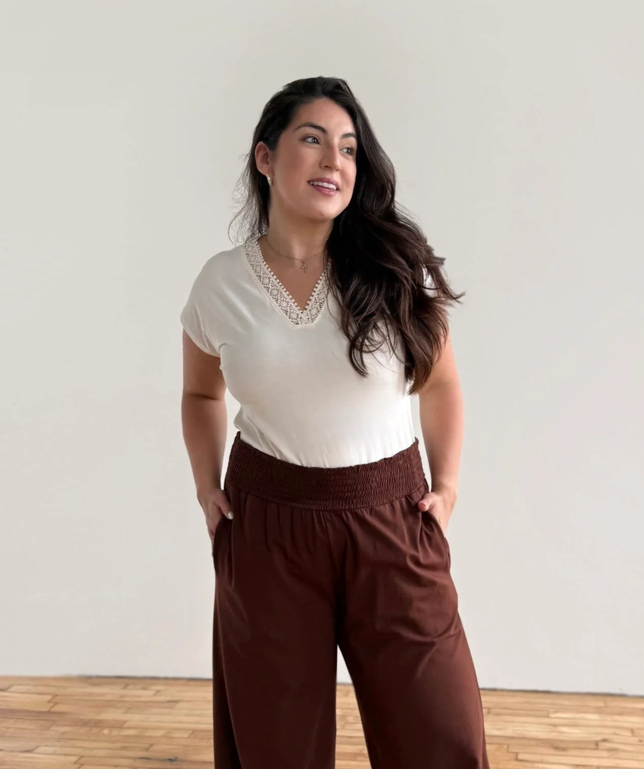 Naya Novelty Tee - Light Ivory