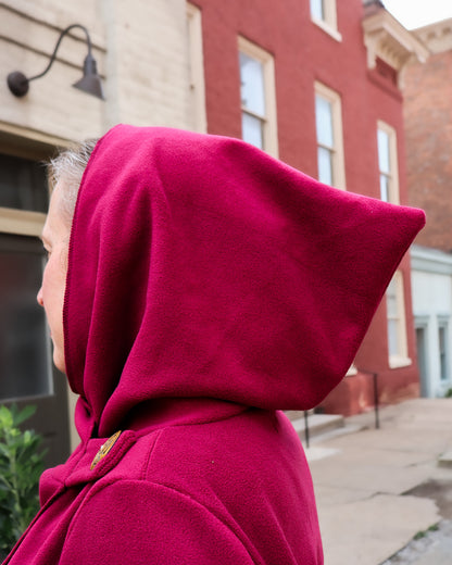 Fleecia Jacket - Burgundy