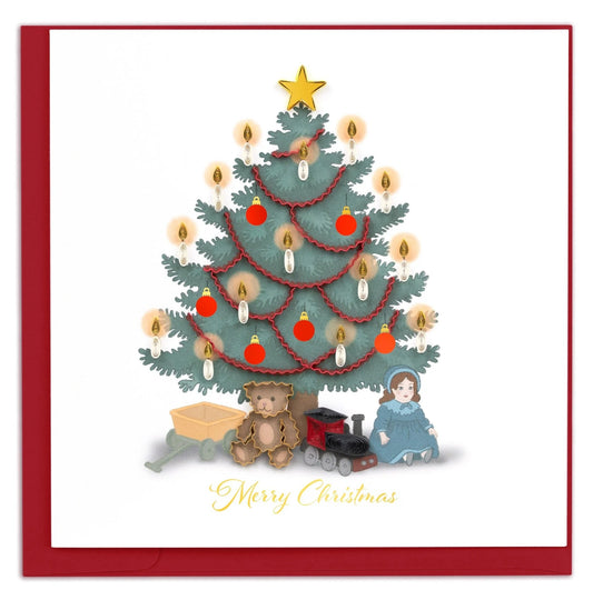 Vintage Christmas Tree Card