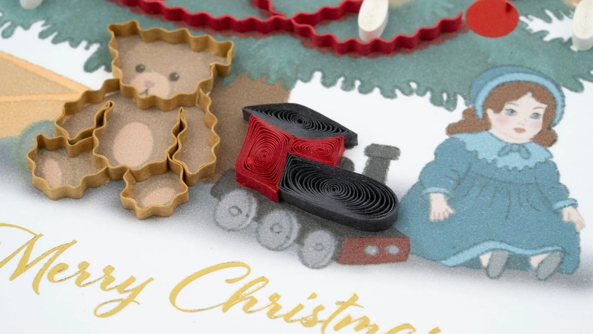 Vintage Christmas Tree Card