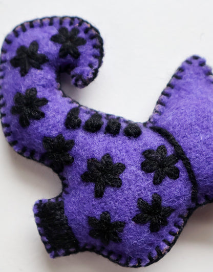 Witch Boot Halloween Ornament