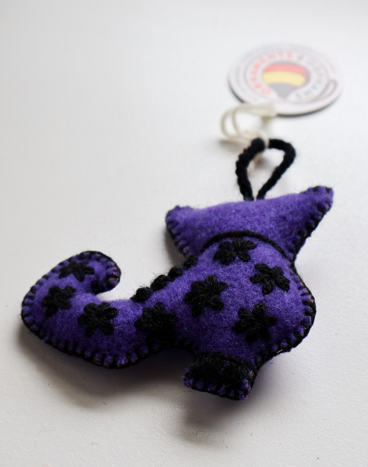 Witch Boot Halloween Ornament