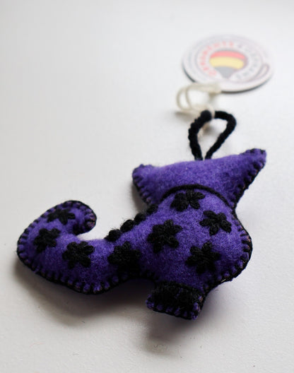 Witch Boot Halloween Ornament