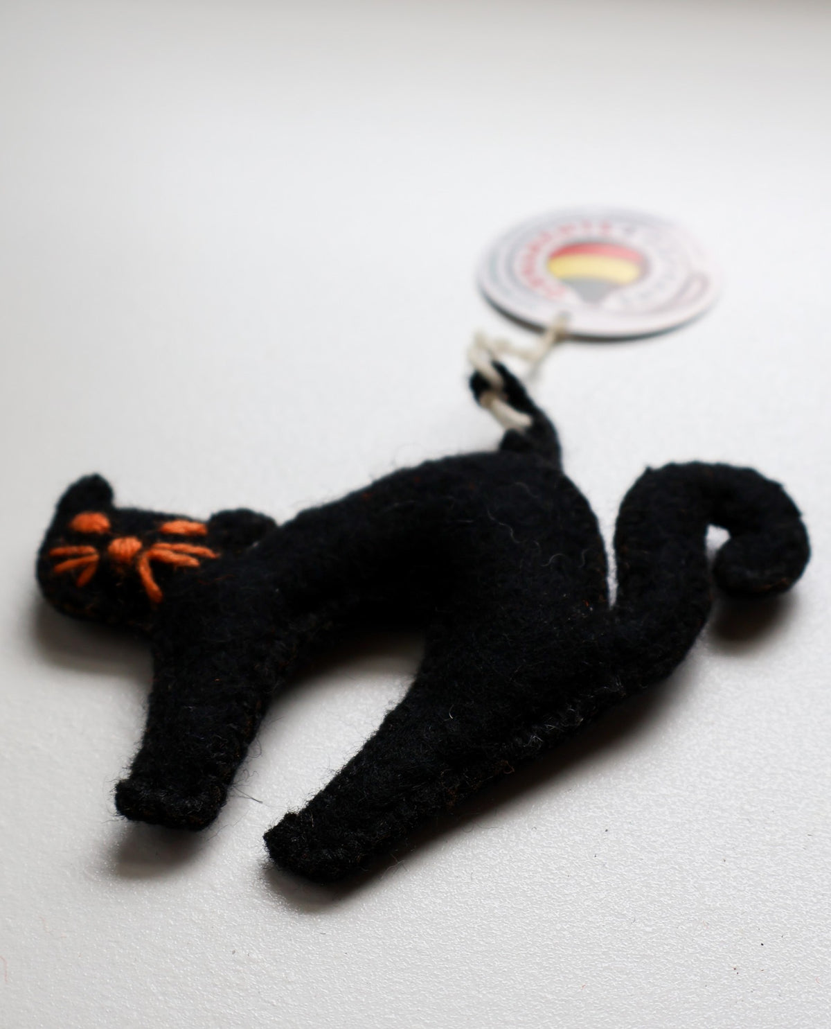 Black Cat Halloween Ornament