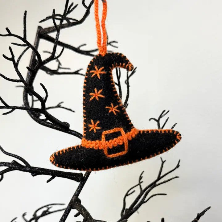 Witch Hat Halloween Ornament