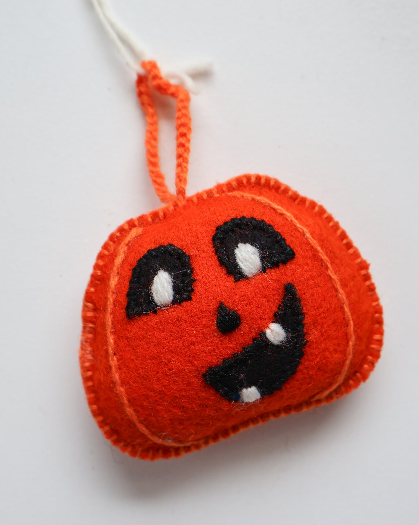 Goofy Jack-O-Lantern Halloween Ornament