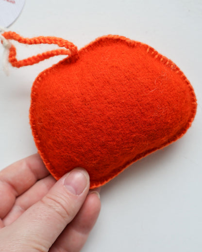 Goofy Jack-O-Lantern Halloween Ornament