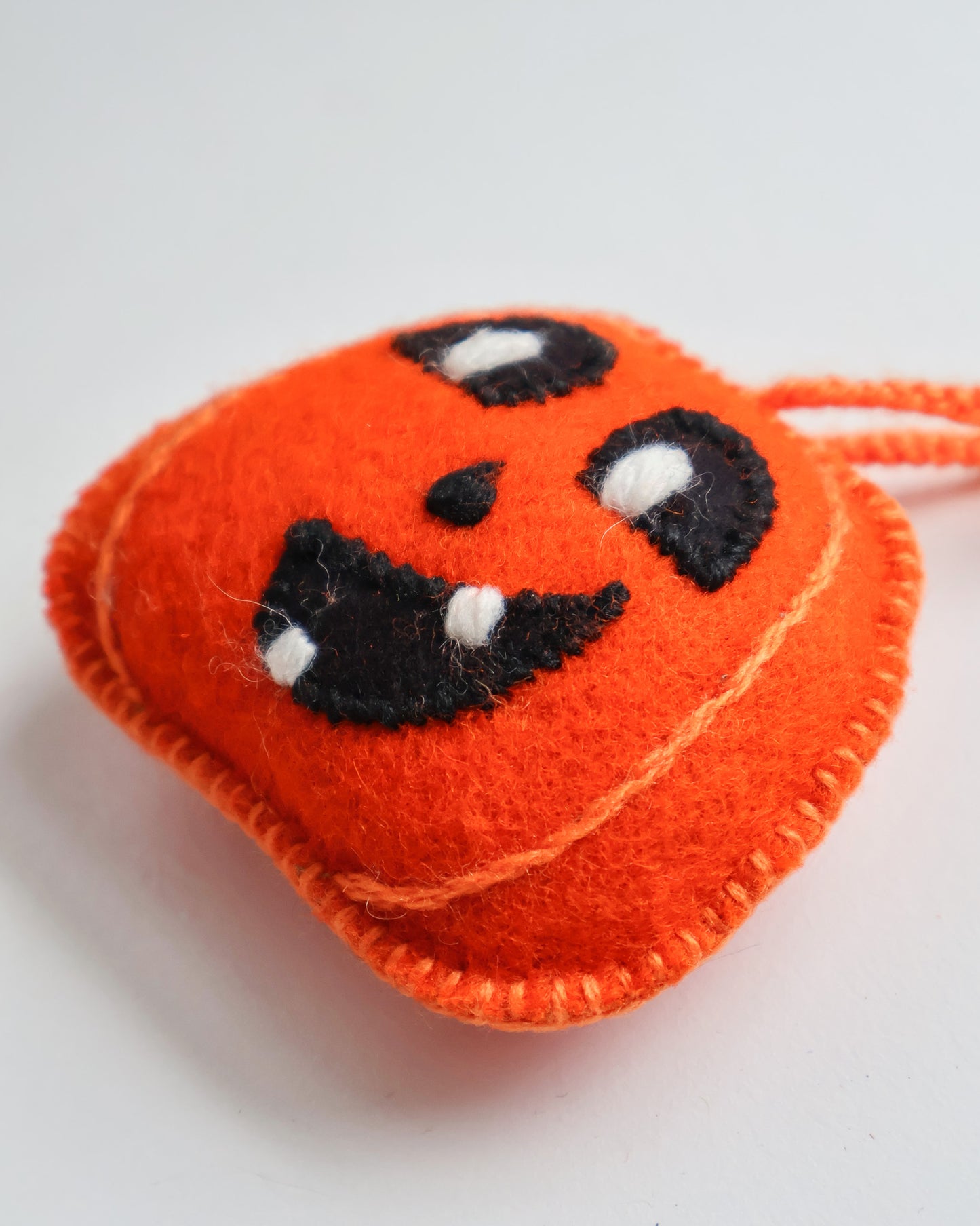 Goofy Jack-O-Lantern Halloween Ornament
