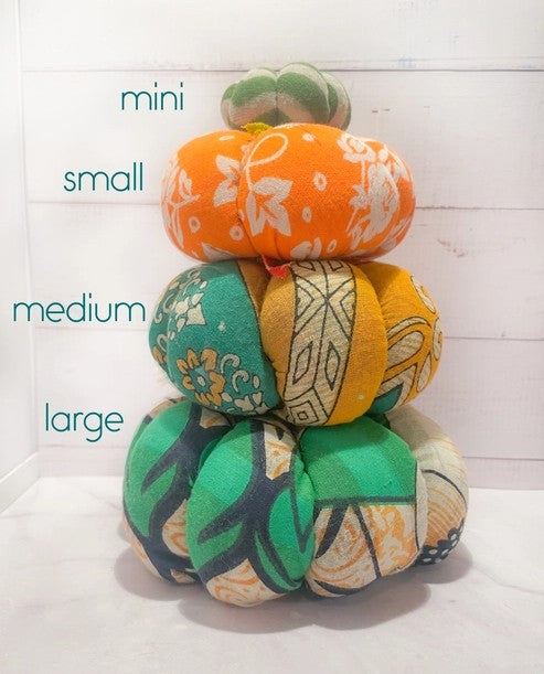 Small Saree Pumpkin