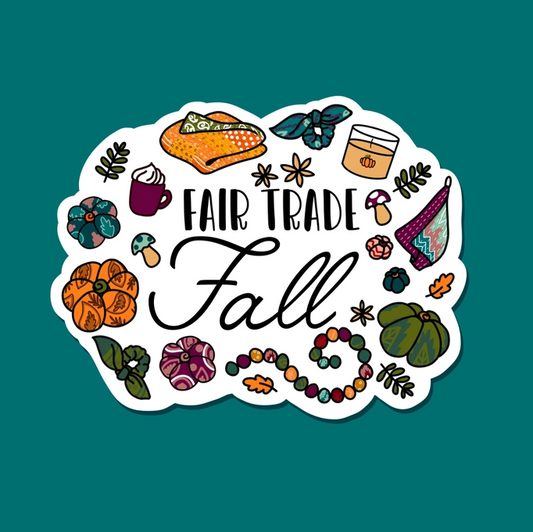Fair Trade Fall Sticker