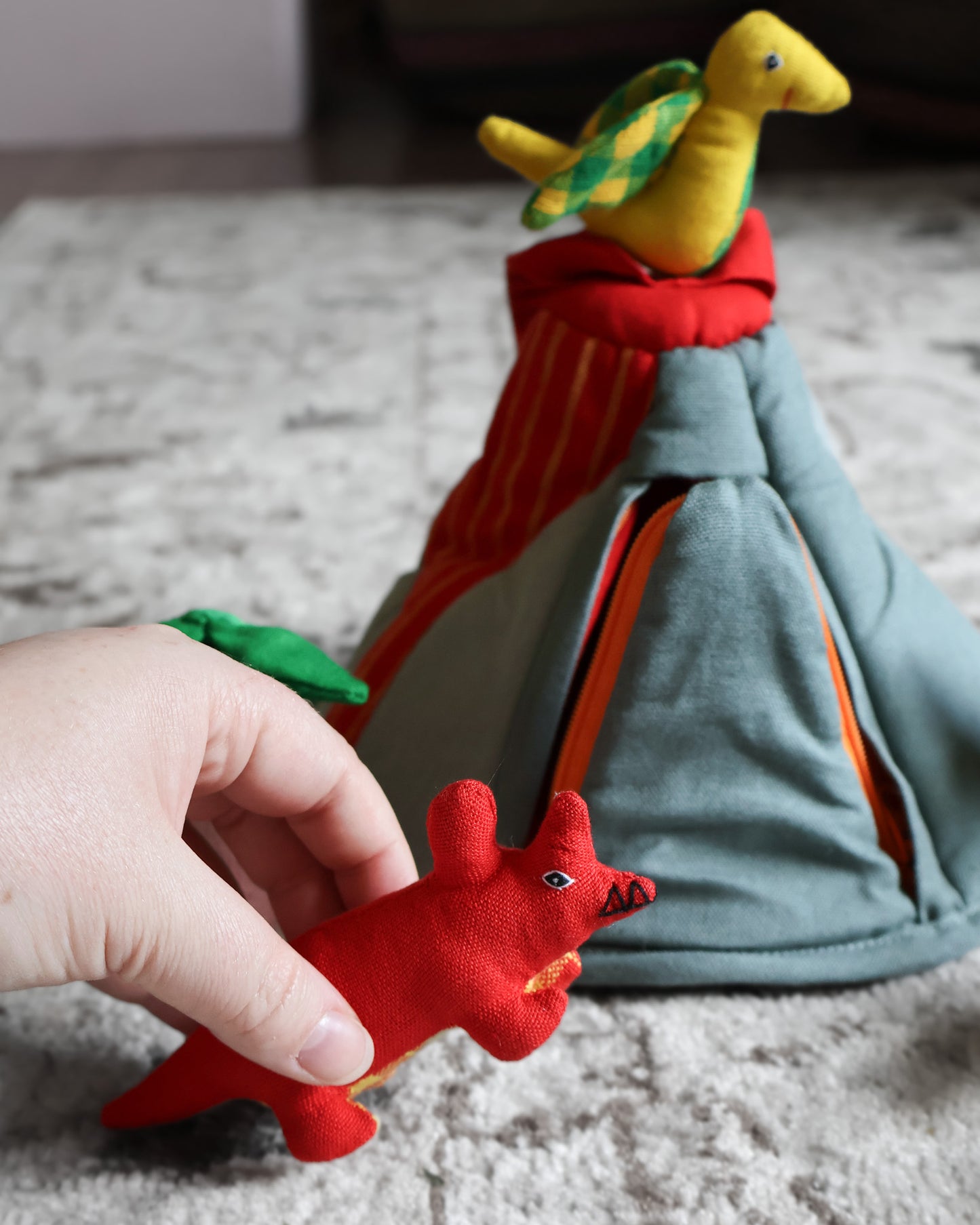Dinosaur Volcano Playhouse