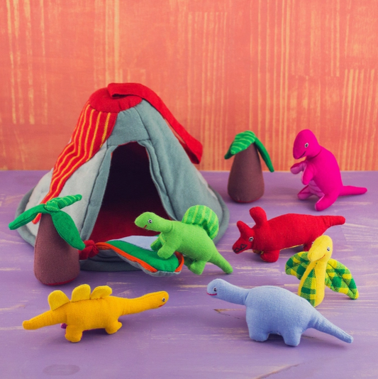 Dinosaur Volcano Playhouse