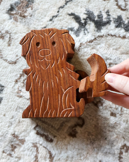 Dog Puzzle Box