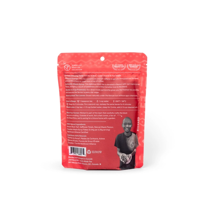 Canadian Maple Loose Leaf Tea Stand-Up Pouch