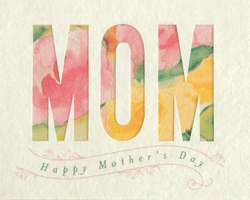 Watercolor Mother's Day Card