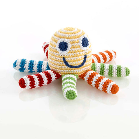 Octopus Rattle - Rainbow