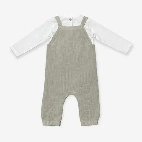 Lion Applique Baby Overall Set