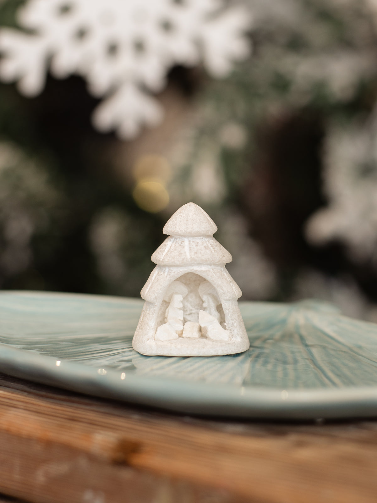 Mini Alabaster Nativity