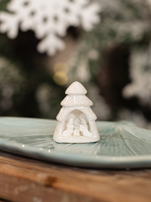 Mini Alabaster Nativity