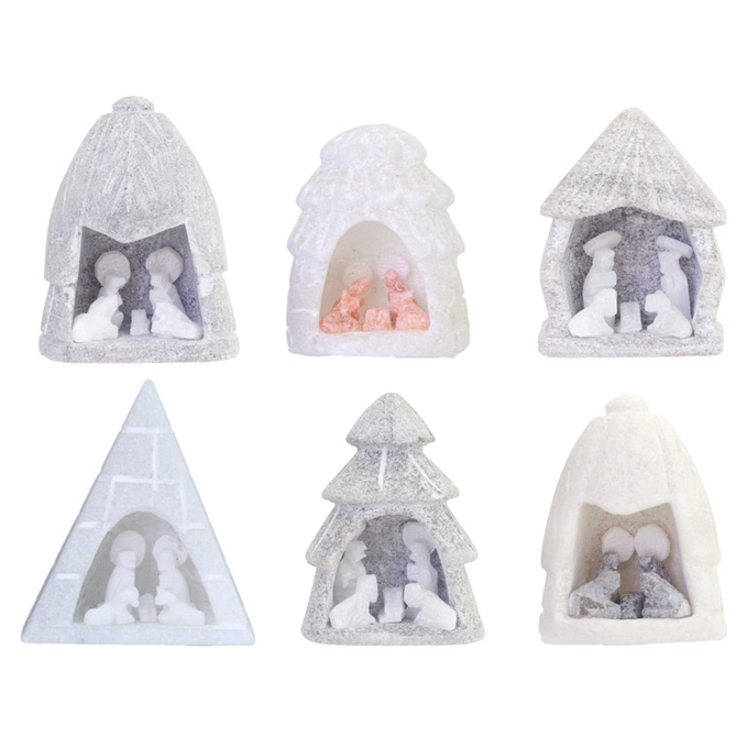 Mini Alabaster Nativity