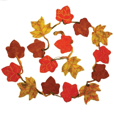 Felt Autumn Leaves Garland