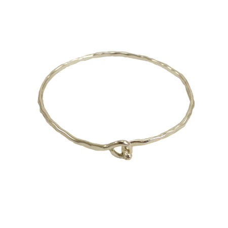 Interlocking Ripple Bracelet - Silver