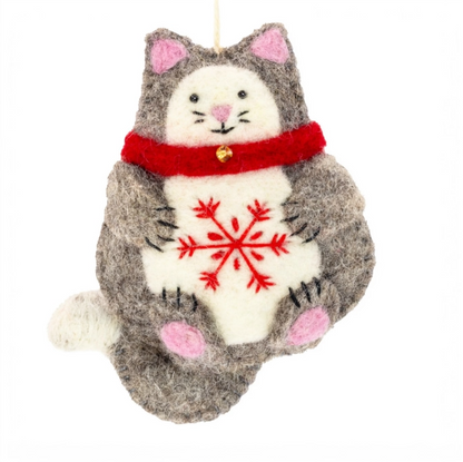 Snowflake Kitty Ornament