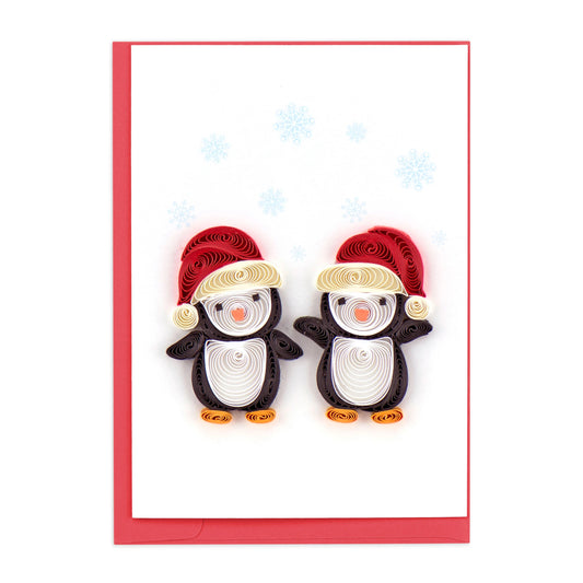 Christmas Penguins Gift Enclosure