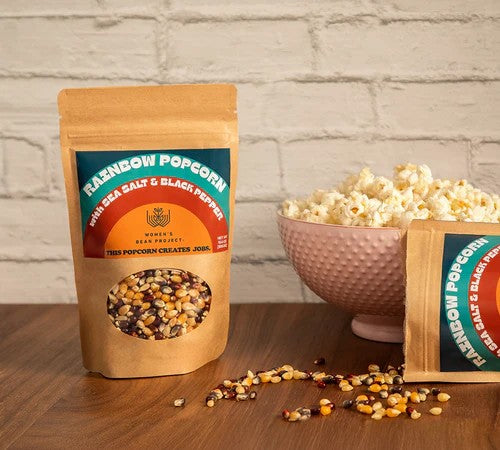 Rainbow Popcorn w/ Salt & Pepper