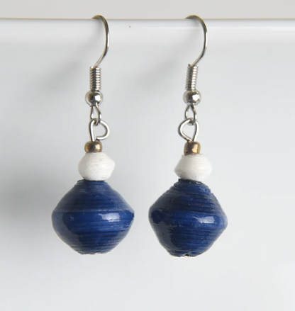 Kupenda Earrings Navy