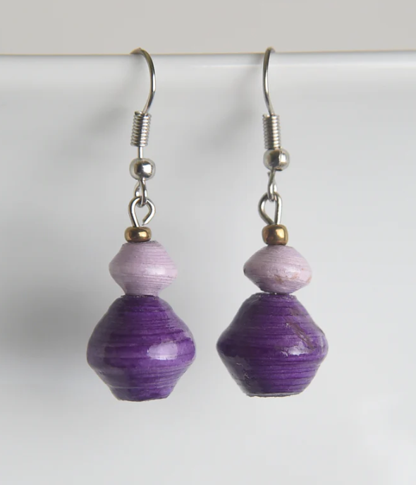 Kupenda Earrings Purple