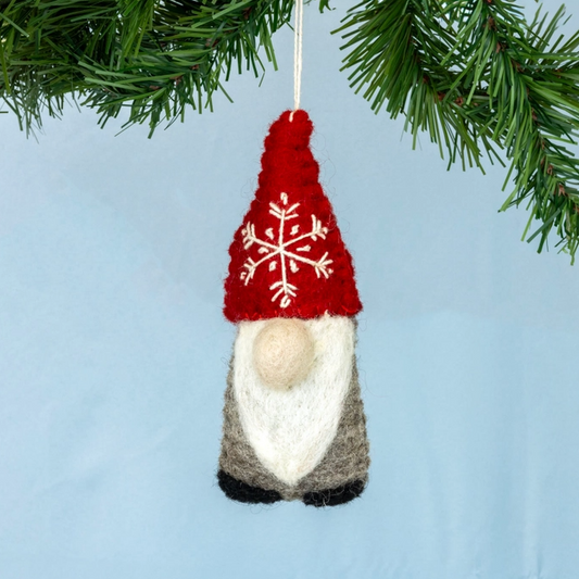 Snowflake Gnome Ornament
