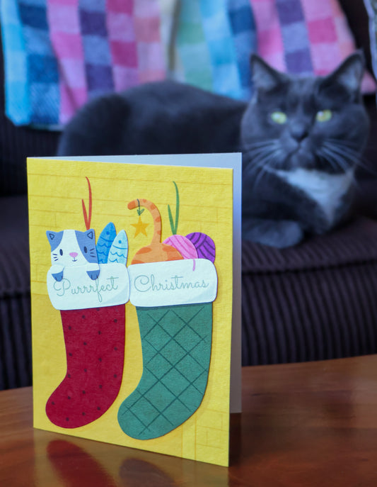 Purrrfect Christmas Card