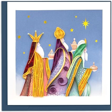 Quilled Three Wise Men Card