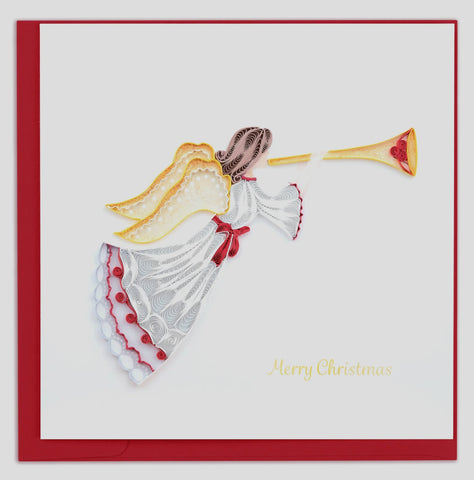 Quilled Christmas Angel Card