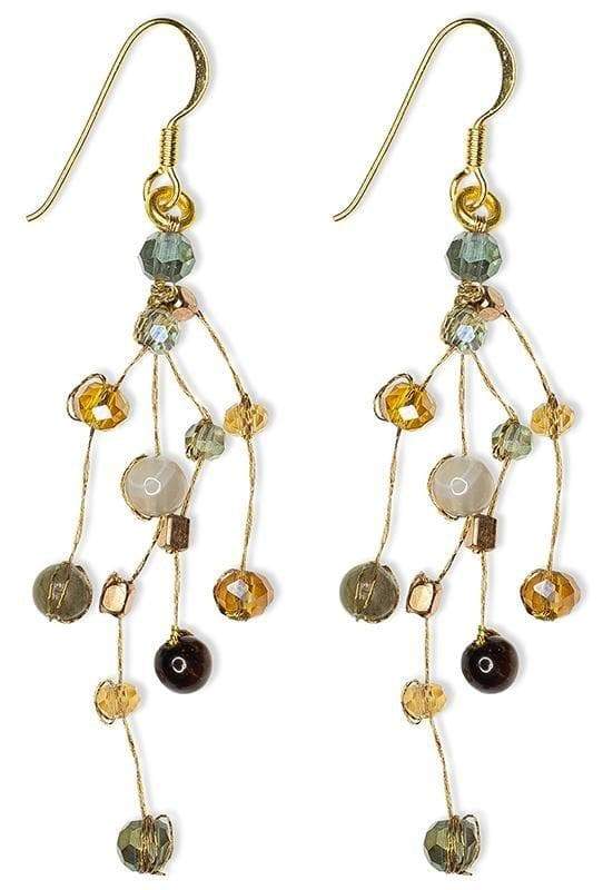 Reena Earrings - Lichen