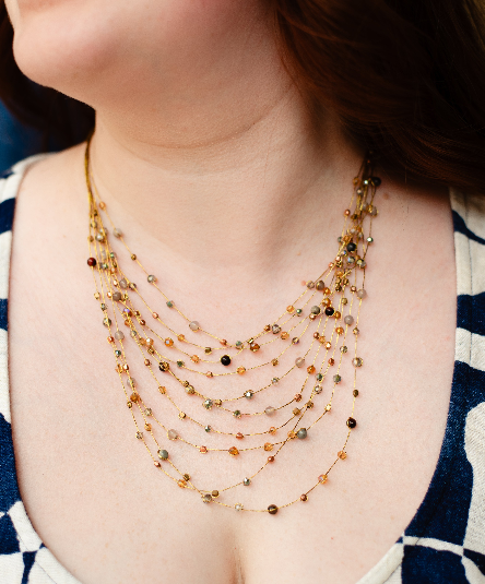 Reena Necklace - Lichen