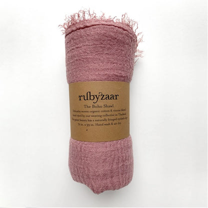 Boho Shawl - Mauve