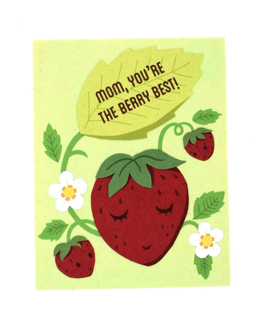Berry Best Mom Card