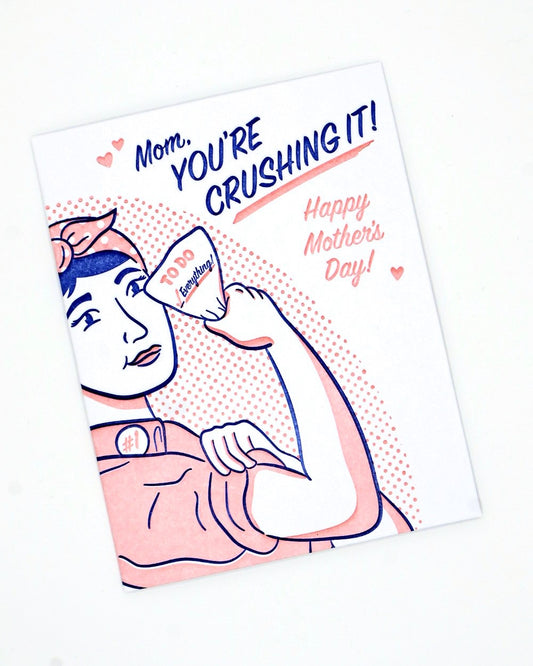 Crushing It Mom Card