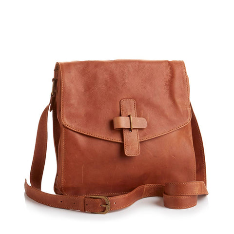 Kolkata Crossbody Bag in Camel