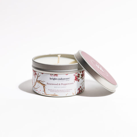 Rosewood & Peppercorn Soy Candle