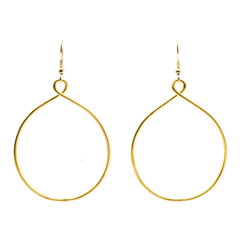 Twisting Hoops in Gold