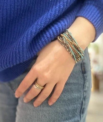 Southwest Flair Elastic Bracelet Set